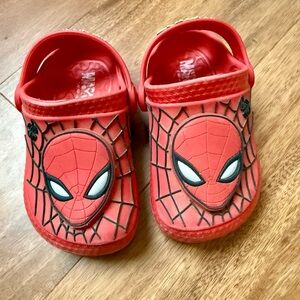 Marvel Kids Red Spider-Man Clogs